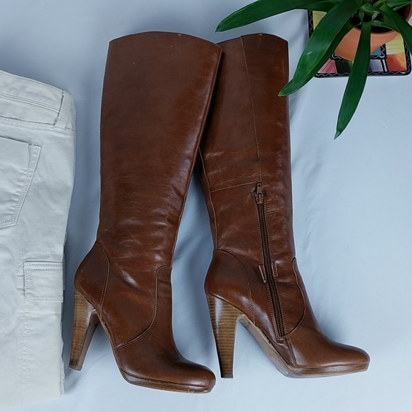 ALDO Shoes - Aldo Knee High Leather Boots - Flawed
